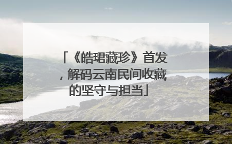 《皓珺藏珍》首发，解码云南民间收藏的坚守与担当