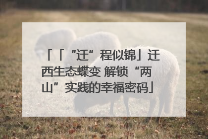 「“迁”程似锦」迁西生态蝶变 解锁“两山”实践的幸福密码