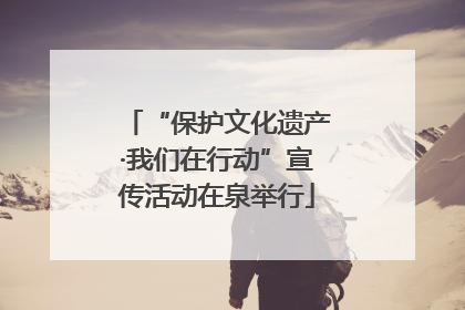 “保护文化遗产·我们在行动”宣传活动在泉举行