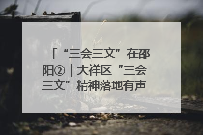 “三会三文”在邵阳②｜大祥区“三会三文”精神落地有声 以实干实绩助力区域高质量发展