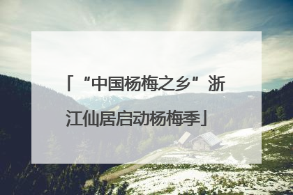 “中国杨梅之乡”浙江仙居启动杨梅季