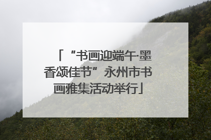 “书画迎端午·墨香颂佳节”永州市书画雅集活动举行