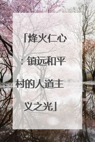 烽火仁心：镇远和平村的人道主义之光