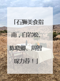 石狮美食指南，白岩松、陈晓卿、周智琛力荐！