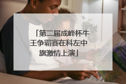第二届成峰杯牛王争霸赛在科左中旗激情上演