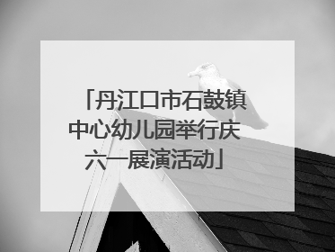 丹江口市石鼓镇中心幼儿园举行庆六一展演活动