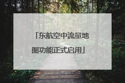 东航空中流量地图功能正式启用