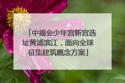 中福会少年宫新宫选址黄浦滨江，面向全球征集建筑概念方案