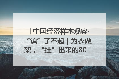 中国经济样本观察·“镇”了不起｜为衣做架，“挂”出来的80亿元“衣架产业”