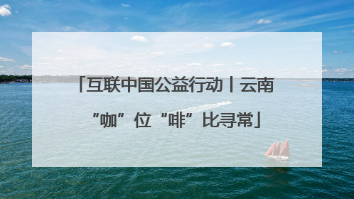 互联中国公益行动丨云南“咖”位“啡”比寻常