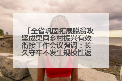 全省巩固拓展脱贫攻坚成果同乡村振兴有效衔接工作会议强调：长久守牢不发生规模性返贫致贫底线 王宁出席并讲话 王予波主持