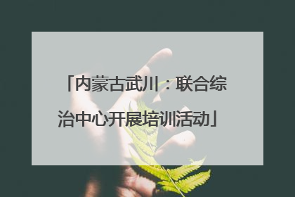 内蒙古武川：联合综治中心开展培训活动