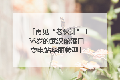 再见“老伙计”！36岁的武汉舵落口变电站华丽转型