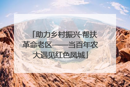 助力乡村振兴·帮扶革命老区——当百年农大遇见红色凤城