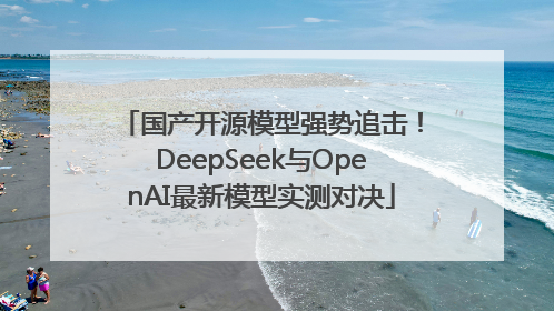 国产开源模型强势追击！DeepSeek与OpenAI最新模型实测对决