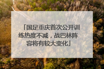 国足重庆首次公开训练热度不减，战巴林阵容将有较大变化