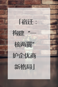 宿迁：构建“一核两翼”护企优商新格局
