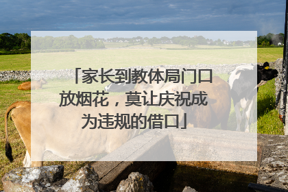 家长到教体局门口放烟花，莫让庆祝成为违规的借口