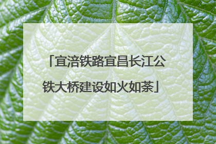 宜涪铁路宜昌长江公铁大桥建设如火如荼