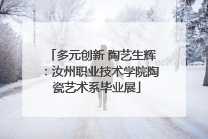 多元创新 陶艺生辉：汝州职业技术学院陶瓷艺术系毕业展