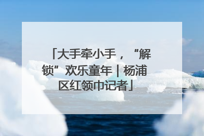 大手牵小手，“解锁”欢乐童年｜杨浦区红领巾记者