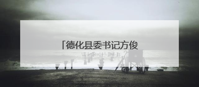德化县委书记方俊钦调研电商企业