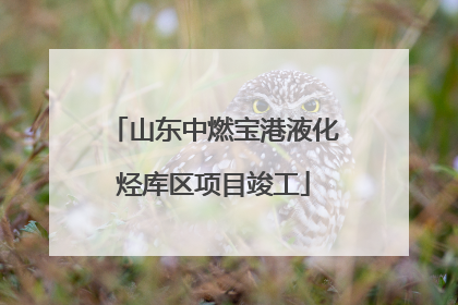 山东中燃宝港液化烃库区项目竣工