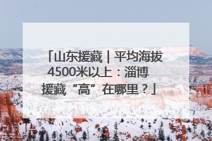 山东援藏｜平均海拔4500米以上：淄博援藏“高”在哪里？
