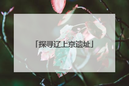 探寻辽上京遗址