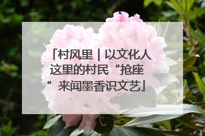 村风里｜以文化人 这里的村民“抢座”来闻墨香识文艺