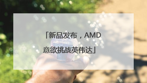 新品发布，AMD意欲挑战英伟达