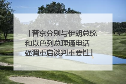 普京分别与伊朗总统和以色列总理通电话 强调重启谈判重要性