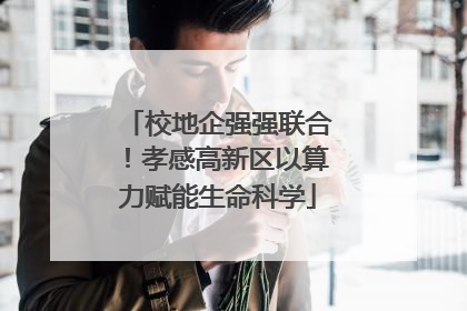 校地企强强联合！孝感高新区以算力赋能生命科学