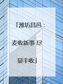 潍坊昌邑：麦收新事 尽显丰收