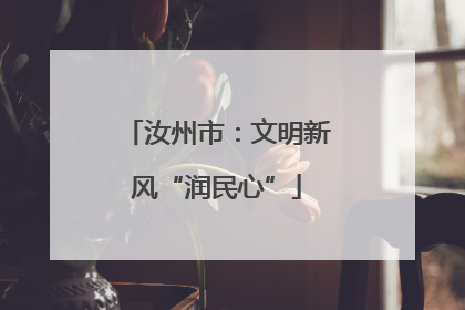 汝州市：文明新风“润民心”