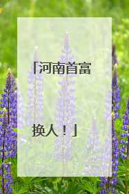 河南首富换人！