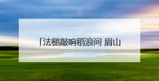 法槌敲响稻浪间 眉山法院发布司法保护“天府粮仓”三年工作成效