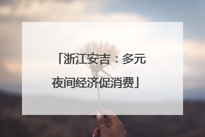 浙江安吉：多元夜间经济促消费