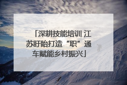 深耕技能培训 江苏盱眙打造“职”通车赋能乡村振兴