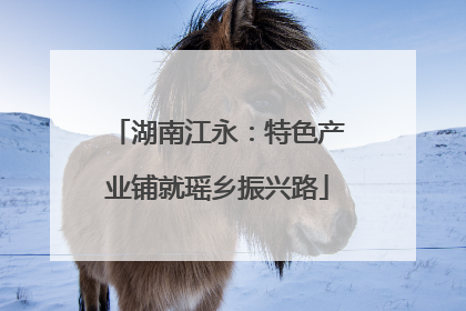 湖南江永：特色产业铺就瑶乡振兴路