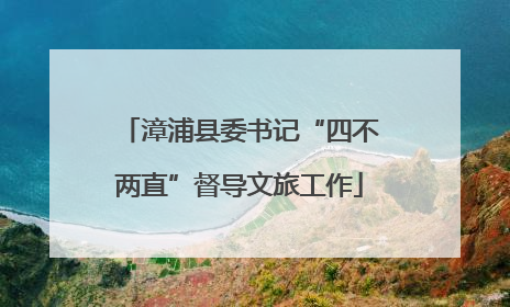 漳浦县委书记“四不两直”督导文旅工作