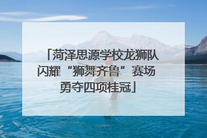 菏泽思源学校龙狮队闪耀“狮舞齐鲁”赛场 勇夺四项桂冠