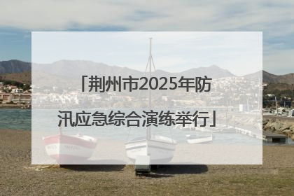 荆州市2025年防汛应急综合演练举行