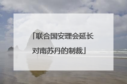 联合国安理会延长对南苏丹的制裁