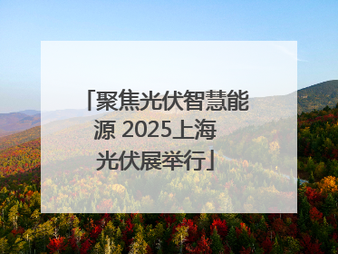 聚焦光伏智慧能源 2025上海光伏展举行