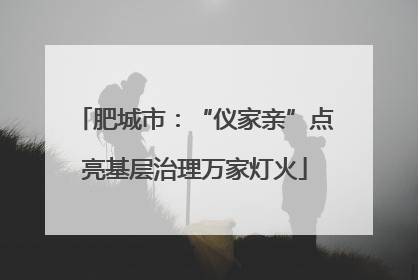 肥城市：“仪家亲”点亮基层治理万家灯火