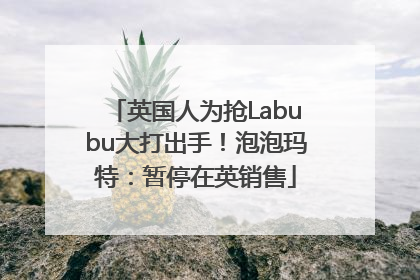 英国人为抢Labubu大打出手！泡泡玛特：暂停在英销售