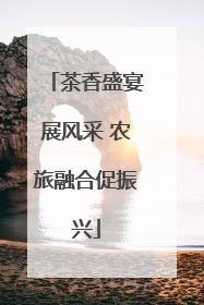 茶香盛宴展风采 农旅融合促振兴