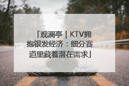 观澜亭｜KTV拥抱银发经济：细分赛道里藏着潜在需求
