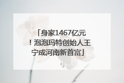 身家1467亿元！泡泡玛特创始人王宁成河南新首富